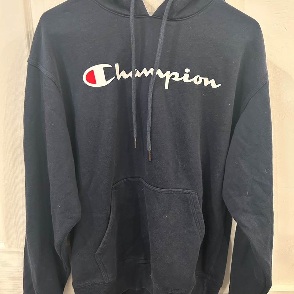 Champion Blue Sweater Classic Design